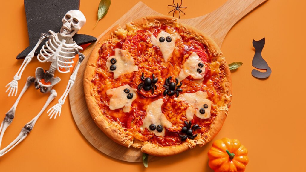 Creepy Cauliflower Pizza Bites