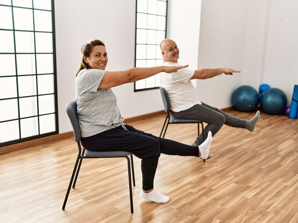 Free Chair Yoga Exercises Home Workout